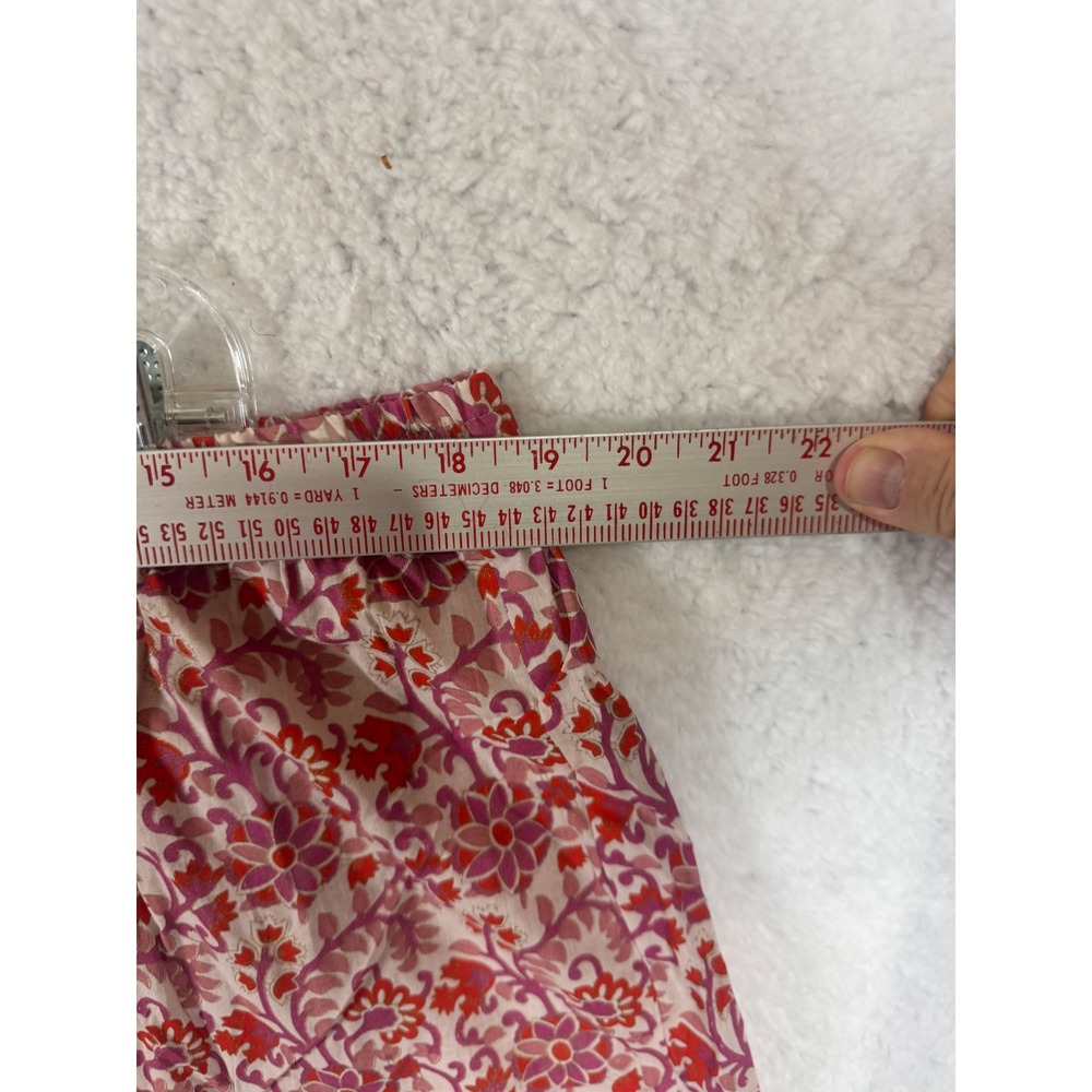 Janasya Floral Print Women's Pants‎ Elastic Waist 3XL Plus Size Casual - Picture 3 of 5